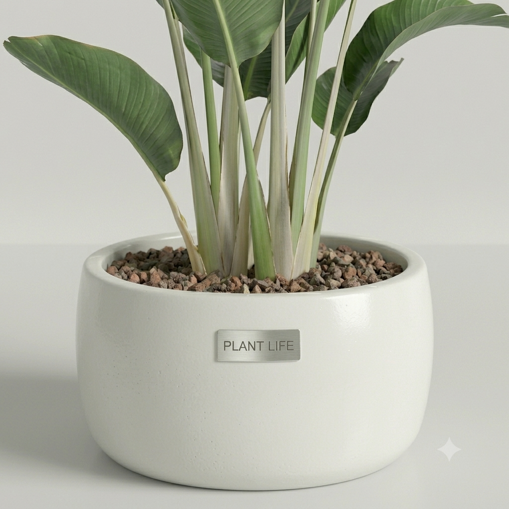 TALL BANANA LEAF PLANT- 6 FEET WITH POT - Image 4