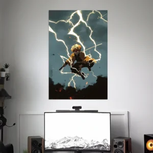 ZENITSU POSTER - 4 | DEMON SLAYER POSTER | ANIME POSTER
