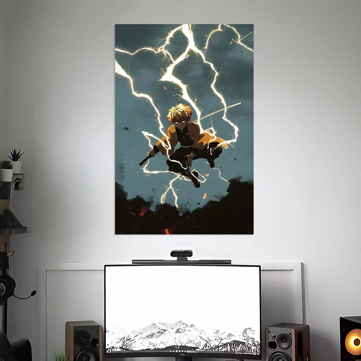 ZENITSU POSTER - 4 | DEMON SLAYER POSTER | ANIME POSTER - Image 1