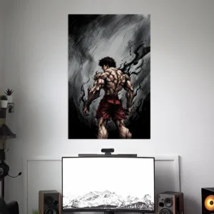 BAKI HANMA POSTER - 1 | BAKI POSTERS | ANIME POSTERS | SET OF 3