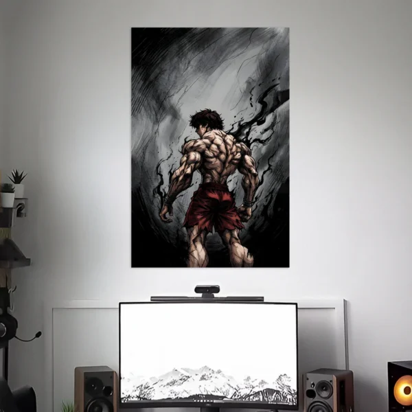 BAKI HANMA POSTER - 1 | BAKI POSTERS | ANIME POSTERS | SET OF 3