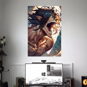 EREN YEAGER POSTER | ATTACK ON TITANS POSTERS | ANIME POSTERS | SET OF 3