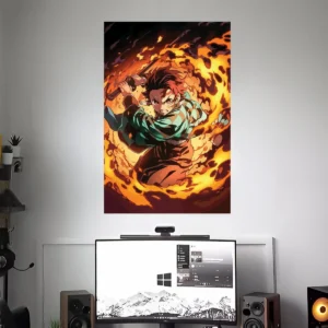 TANJIRO KAMADO POSTER -1 | DEMON SLAYER POSTERS | ANIME POSTERS  PACK OF 3