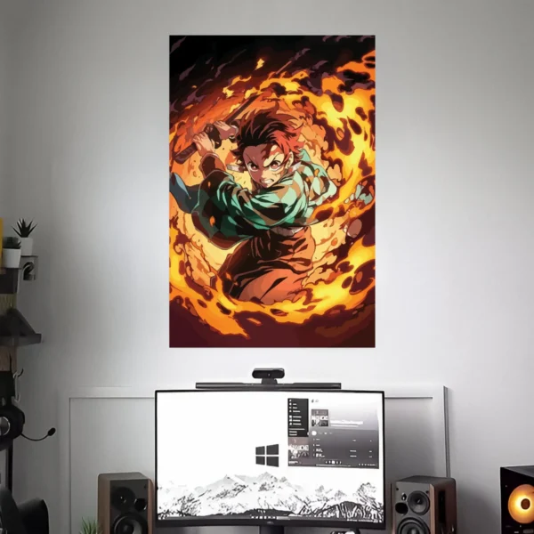 TANJIRO KAMADO POSTER -1 | DEMON SLAYER POSTERS | ANIME POSTERS  PACK OF 3