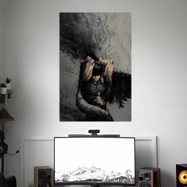 TOJI ZENIN POSTER | JUJUTSU KAISEN POSTER | ANIME POSTER | SET OF 3