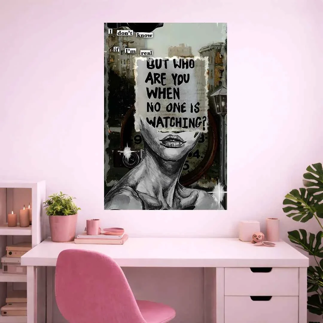 BUT WHO ARE YOU POSTER | GIRL BOSS POSTER - Image 1