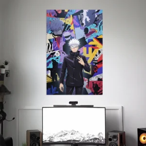 SATORU GOJO POSTER - 1 | JUJUTSU KAISEN POSTER | ANIME POSTER