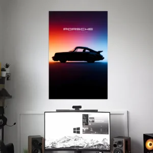 PORSCHE 911 POSTER - 4 | CAR POSTERS | SET OF 3