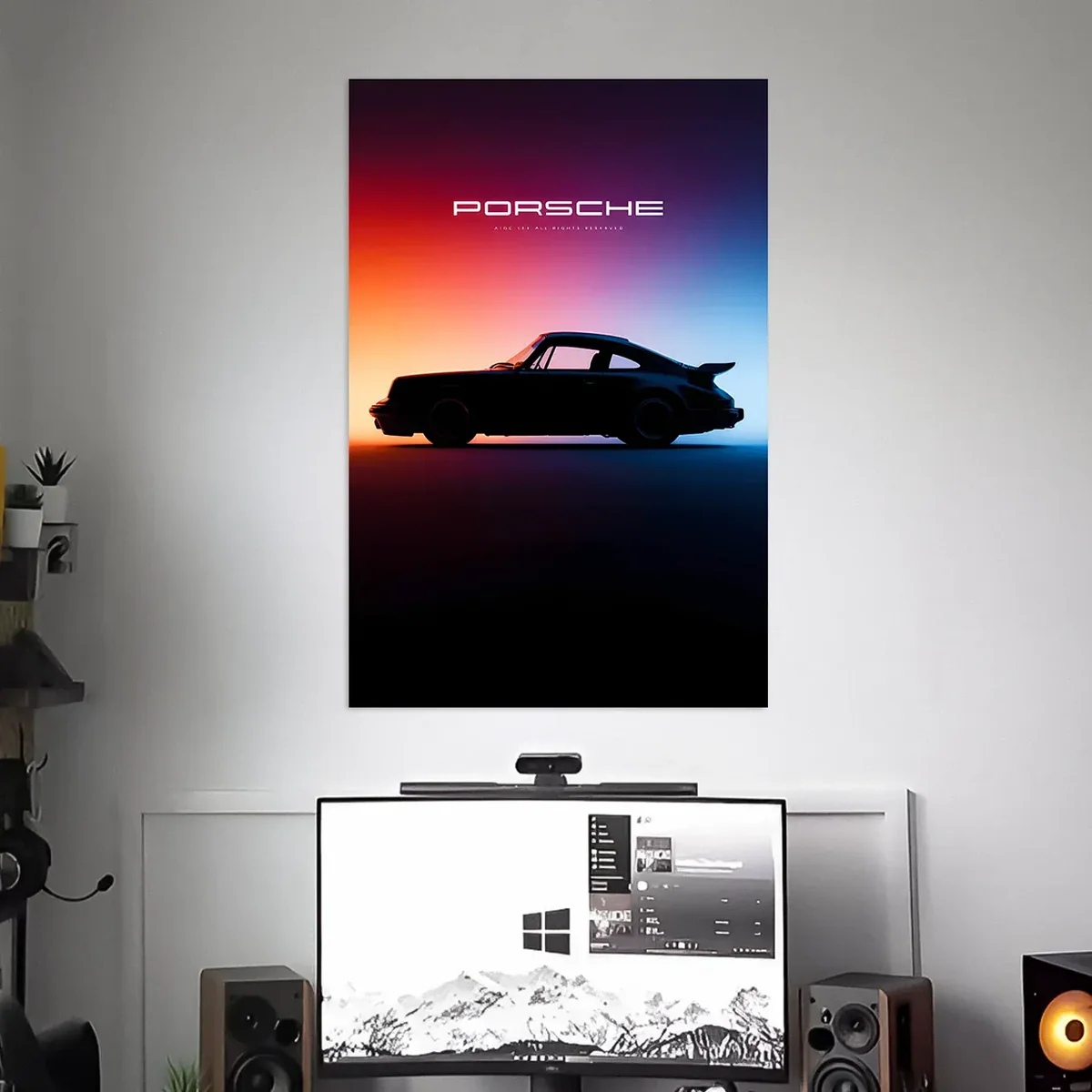 PORSCHE 911 POSTER - 4 | CAR POSTERS | SET OF 3 - Image 1