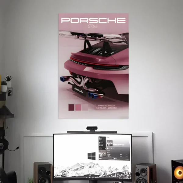 PORSCHE 911 GT3 RS POSTER - 8 | CAR POSTERS | SET OF 3